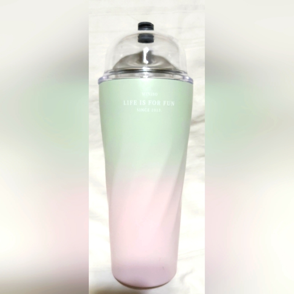 Miniso Gradient Series Ice-cream Shape Steel Timbler NWT